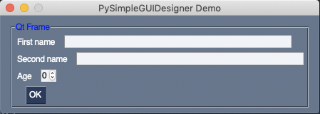 PySimpleGUIDesigner Result